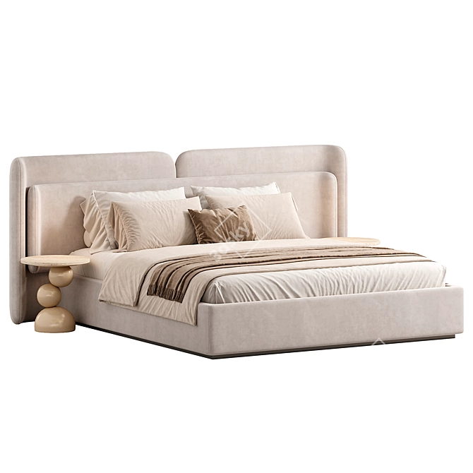 Valletta Bed 3D Model Rendered 3D model image 2