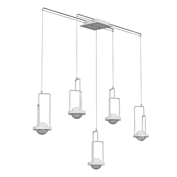 ImperiumLoft Dighton CH Pendant Chandelier 3D model image 3