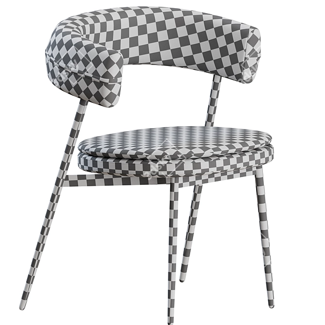 Modern Set of Nena Chairs 3D model image 5