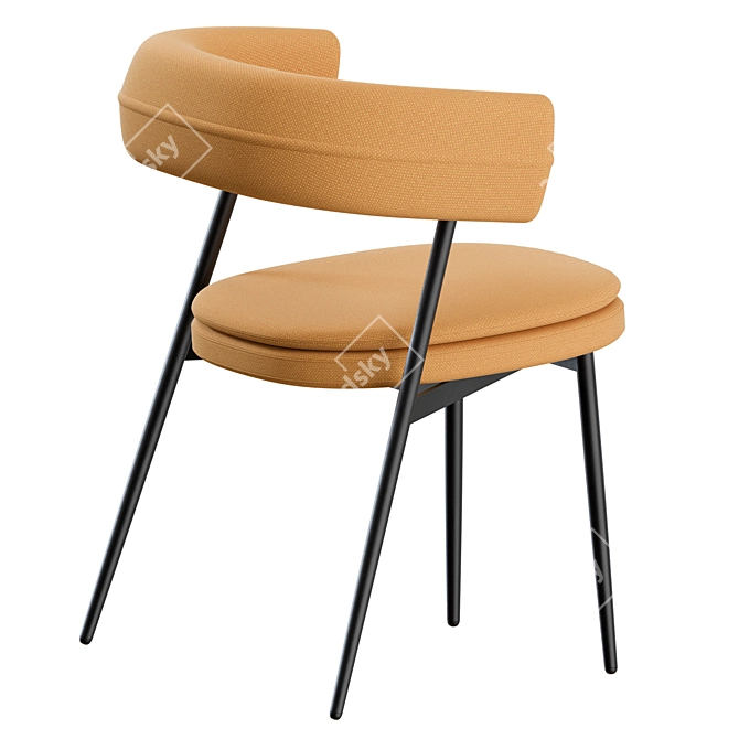 Modern Set of Nena Chairs 3D model image 7
