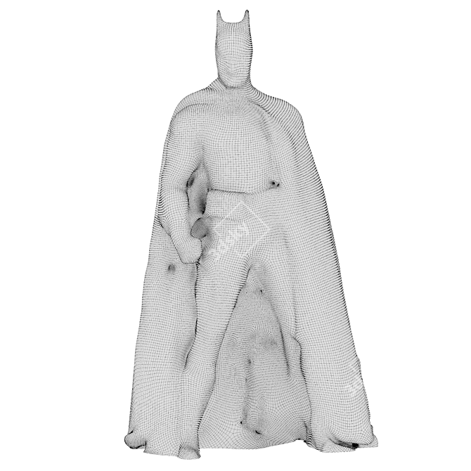 30cm Batman DC Comics Figure 3D model image 5