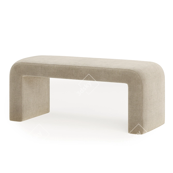 Versatile Sophia Bench Set 3D model image 4