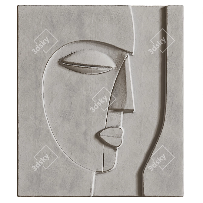  3D Bas-Relief Image 04 3D model image 2