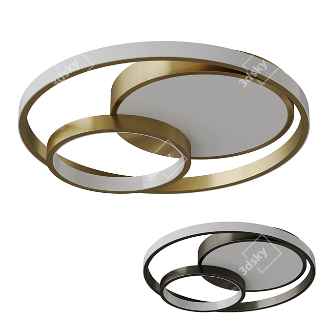 LED Ring Ceiling Light Medea 3D model image 1