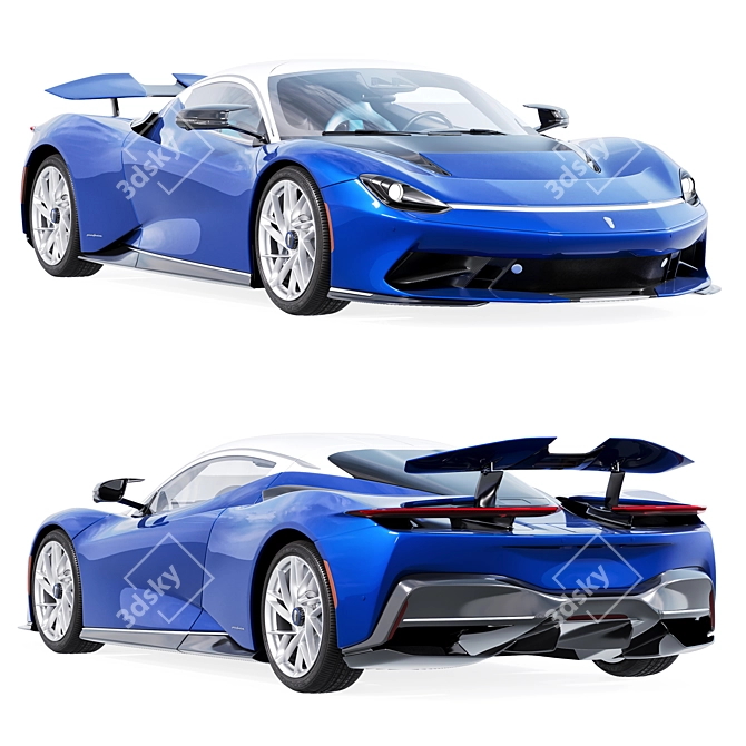 Pininfarina Battista Model Archive Kit 3D model image 1