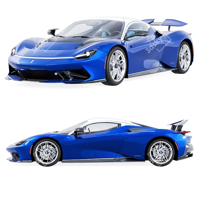 Pininfarina Battista Model Archive Kit 3D model image 2