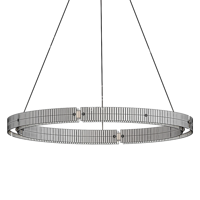 Elegant Meyda Chandelier Design 3D model image 3