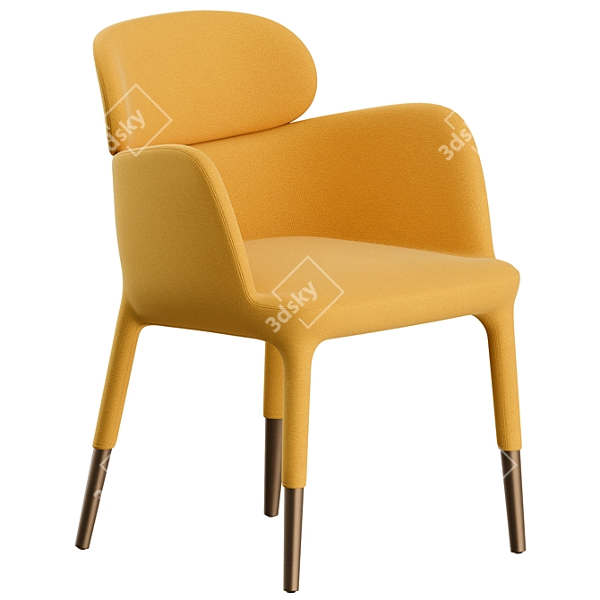 Pedrali Ester Dining Chair Set 3D model image 2