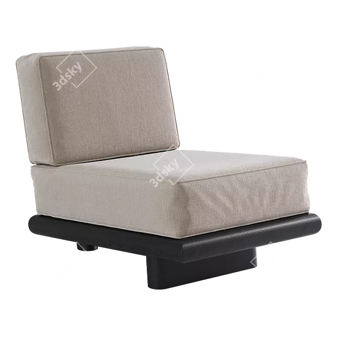 Modern Ono Armchair by Serax 3D model image 3