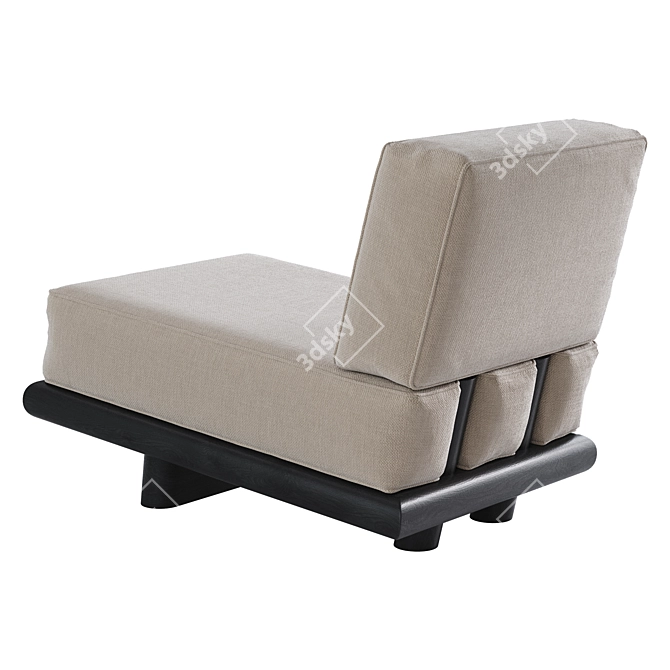 Modern Ono Armchair by Serax 3D model image 4