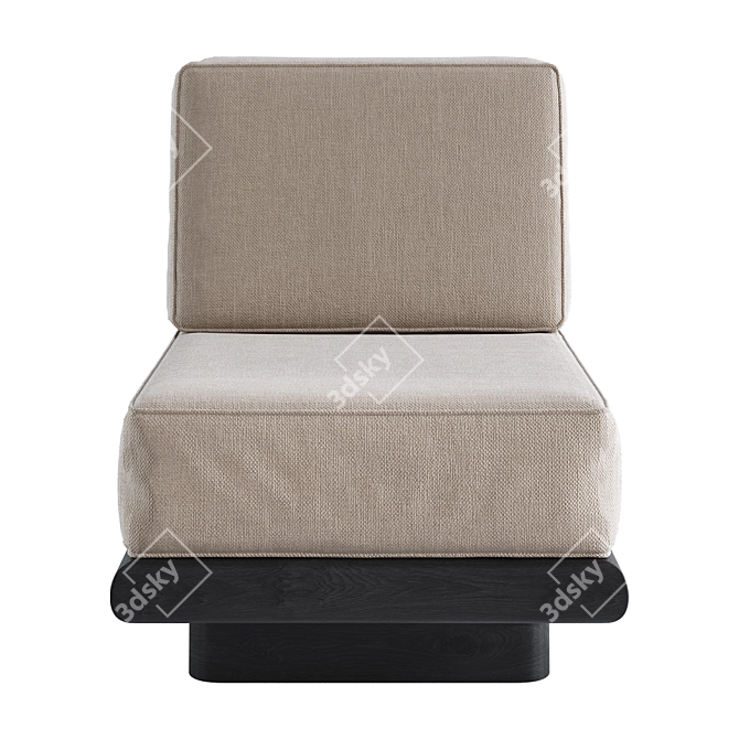 Modern Ono Armchair by Serax 3D model image 1
