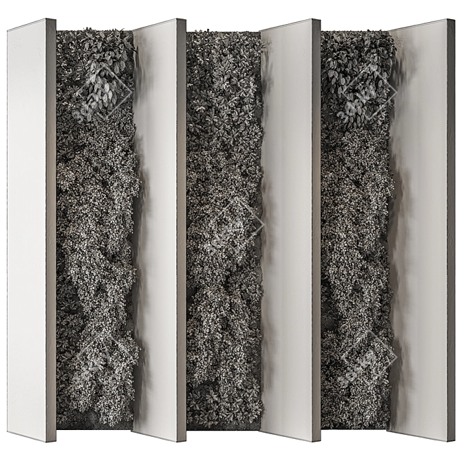 Compact Vertical Garden Set 120 3D model image 4