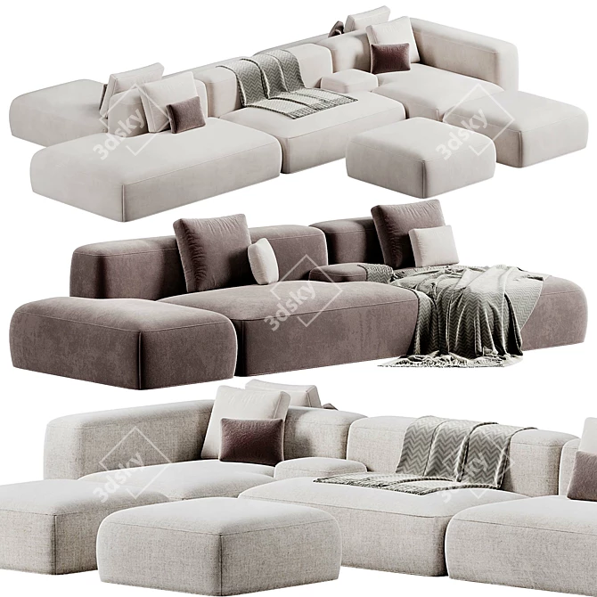  Lema Cloud Sofa Modular Design 3D model image 1