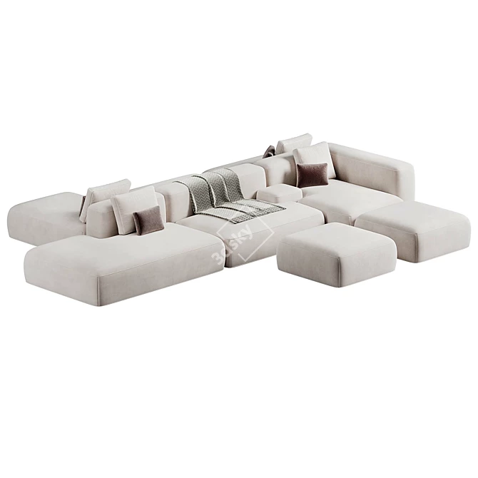  Lema Cloud Sofa Modular Design 3D model image 2