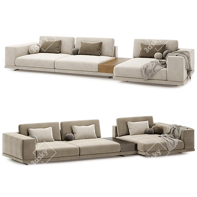 Soho Sofa Set in Boca 3D model image 3