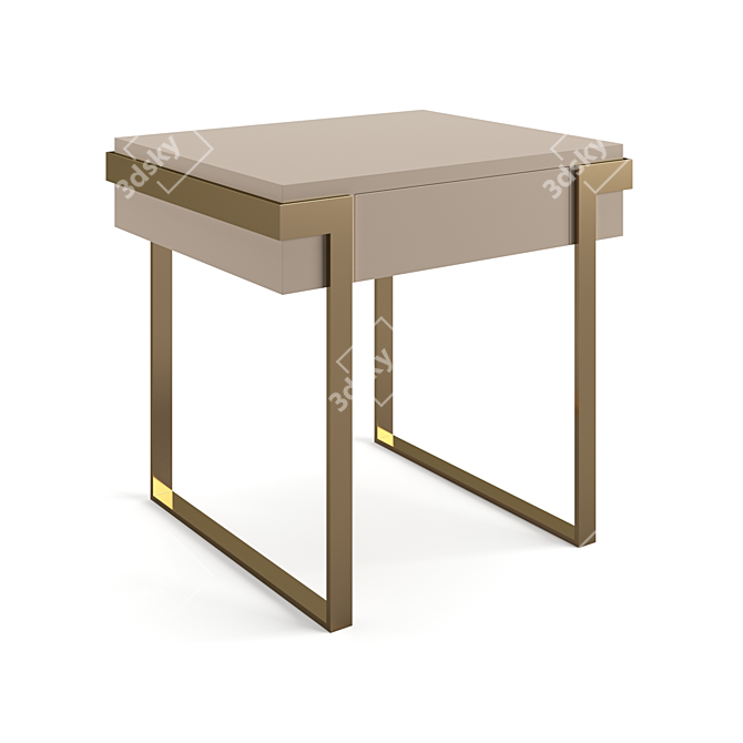 Elegance on Avenue Bedside Table 3D model image 1