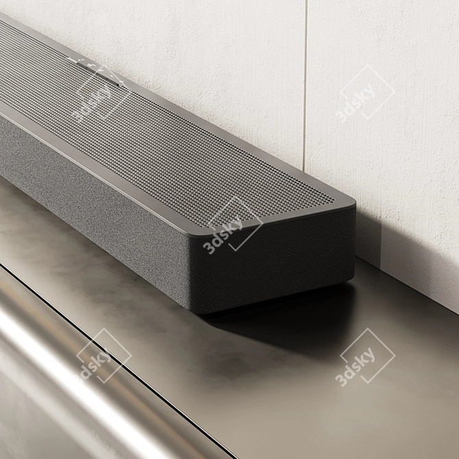 Loewe Klang Bar 3 TV Wall 3D model image 4