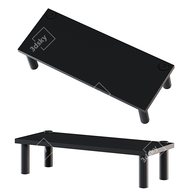 Pipo Dining Set in 3 Colors 3D model image 4