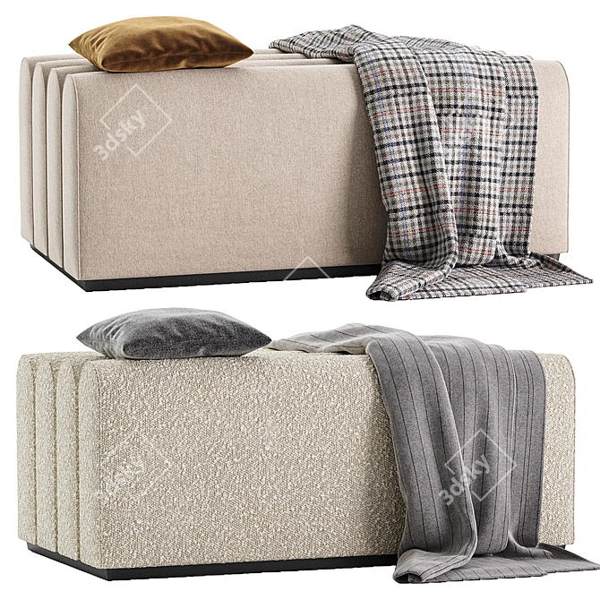 Elegant Modular Armsofa Solution 3D model image 3