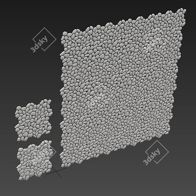 Polygon Textured 3D Model Set 3D model image 5