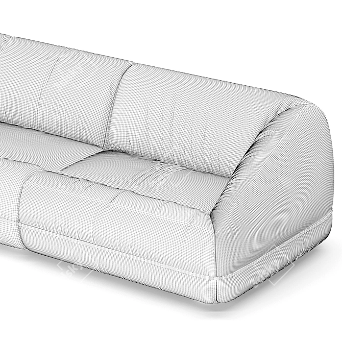 Xenon Sectional Sofa Vray 3dsMax 3D model image 5