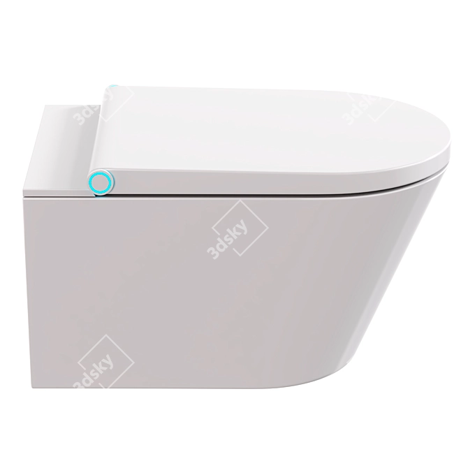 BERNSTEIN White Shower Toilet Package 3D model image 2