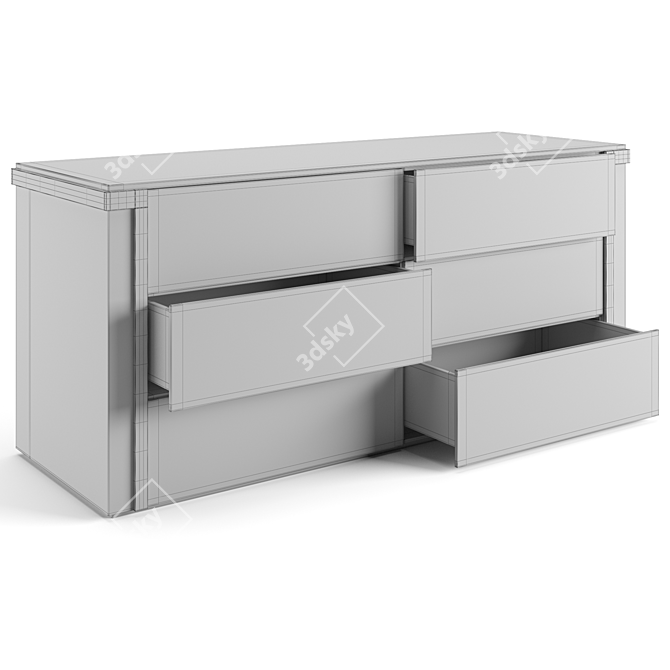 Avenue Luxury Chest Drawers 3D model image 5