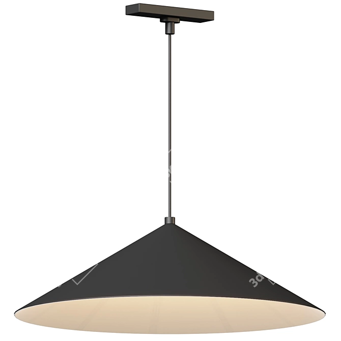 Modern Sleek Pendant Light 3D model image 1