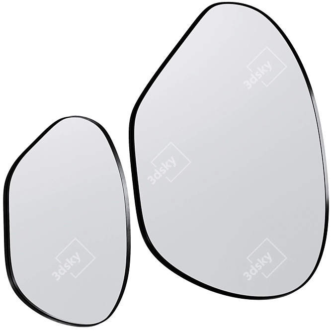 Kasbah Design Melia Wall Mirror 3D model image 1