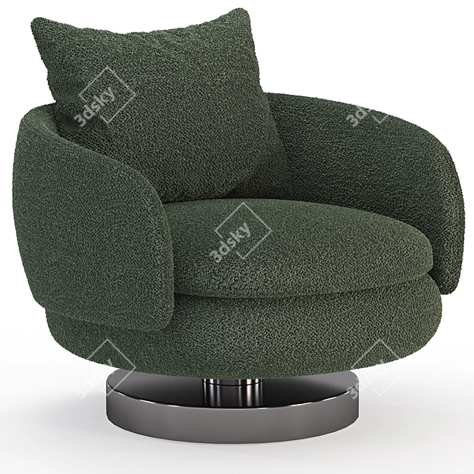 Minotti Vivienne Chair - Elegant Design 3D model image 2