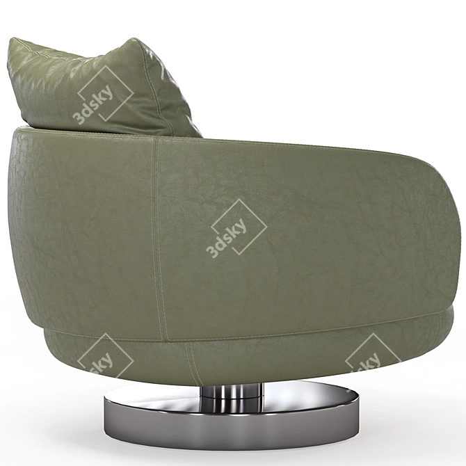 Minotti Vivienne Chair - Elegant Design 3D model image 4