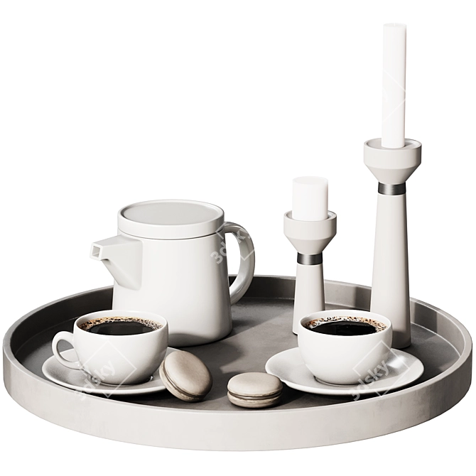 Decorative Set107: 2018 Tableware Collection 3D model image 3