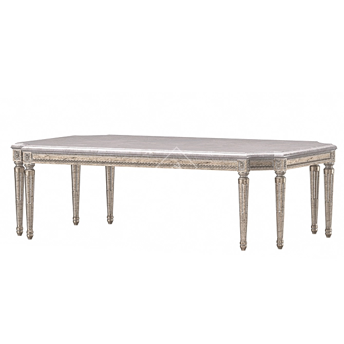  Sleek Modern Coffee Table 3D model image 2