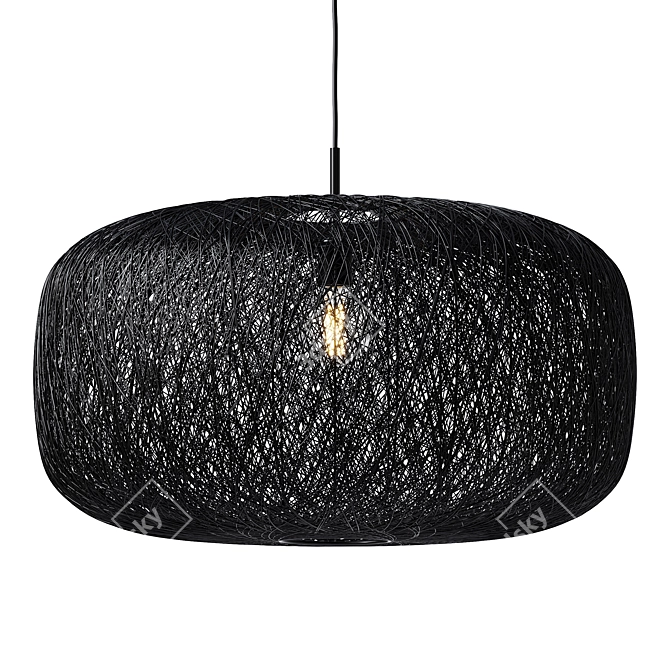 Contemporary Mesh Pendant Light 3D model image 1