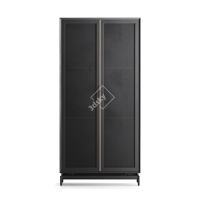 Elegant Louisiana Cabinet Furniture 3D model image 3