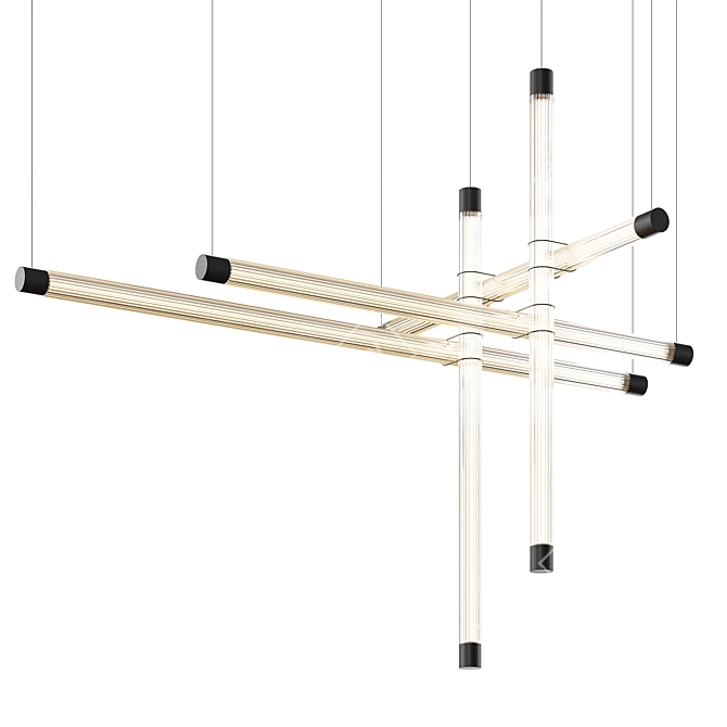 DALI Controlled Pendant Light 3D model image 1