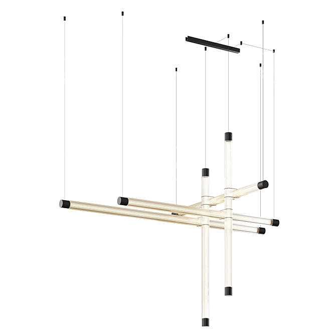 DALI Controlled Pendant Light 3D model image 2