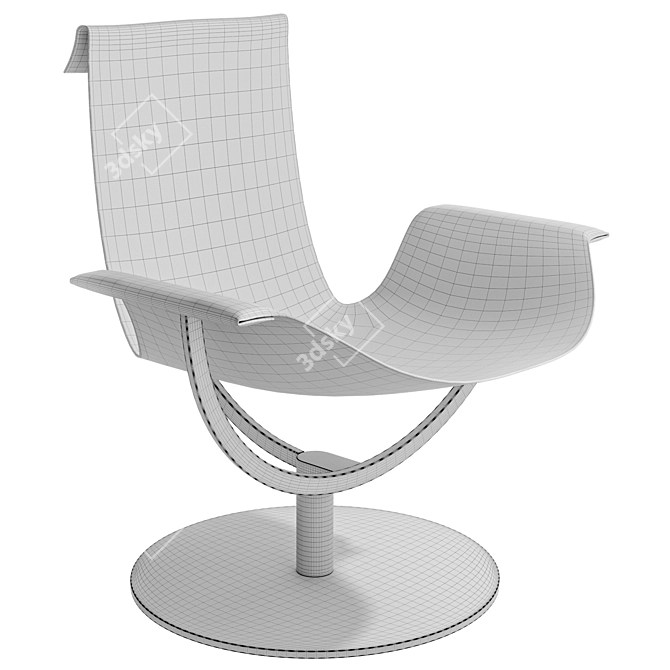 Favius Architectural Chair 3D model image 4