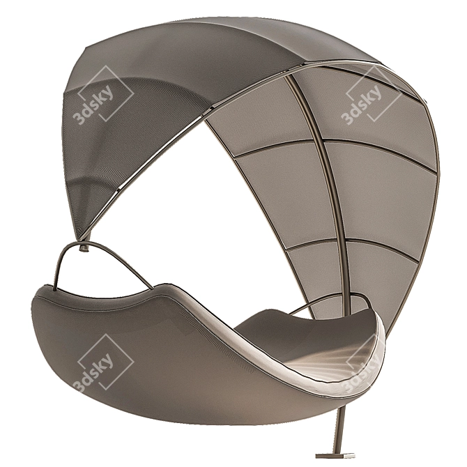 Elegance in Motion: Wave Hammock 3D model image 3