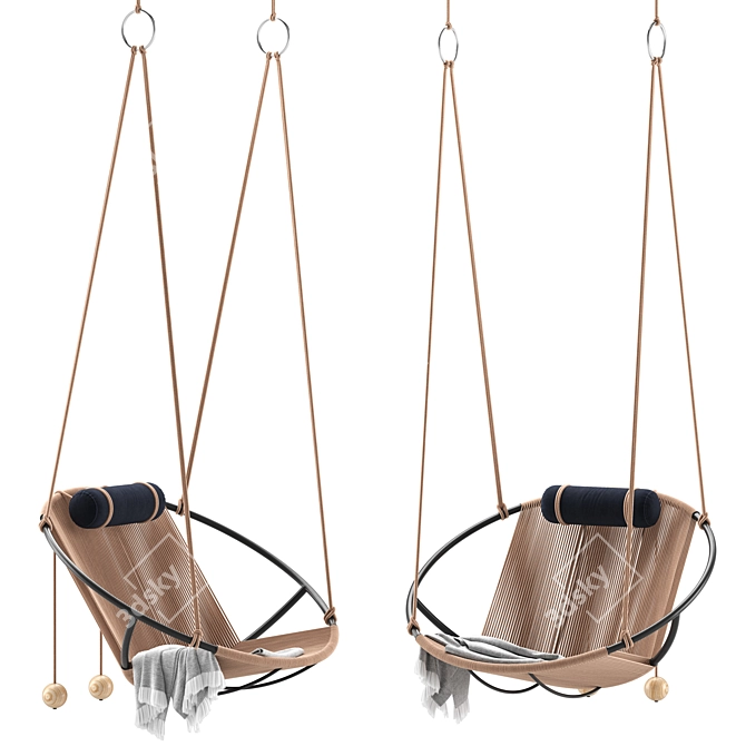 Modern Outdoor Swing Chair Ceci 3D model image 4