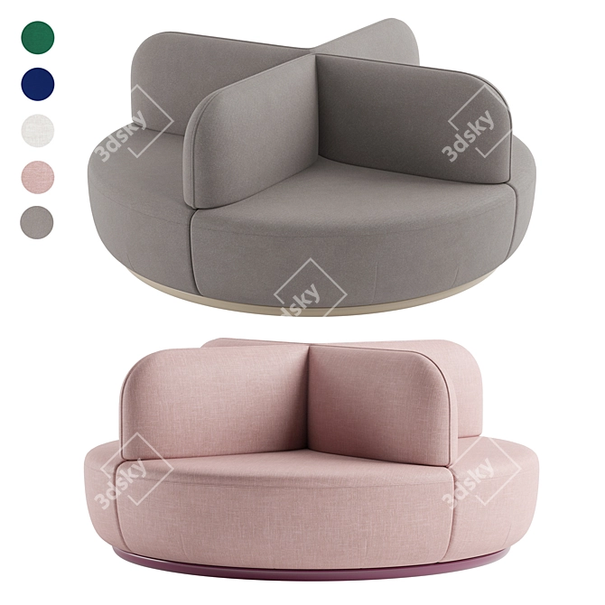 Sancal La Isla Sofa 3D 3D model image 1