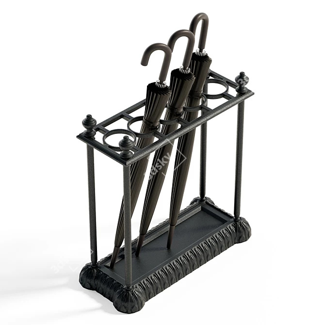  Priory Lane Cast Iron Umbrella Stand 3D model image 5