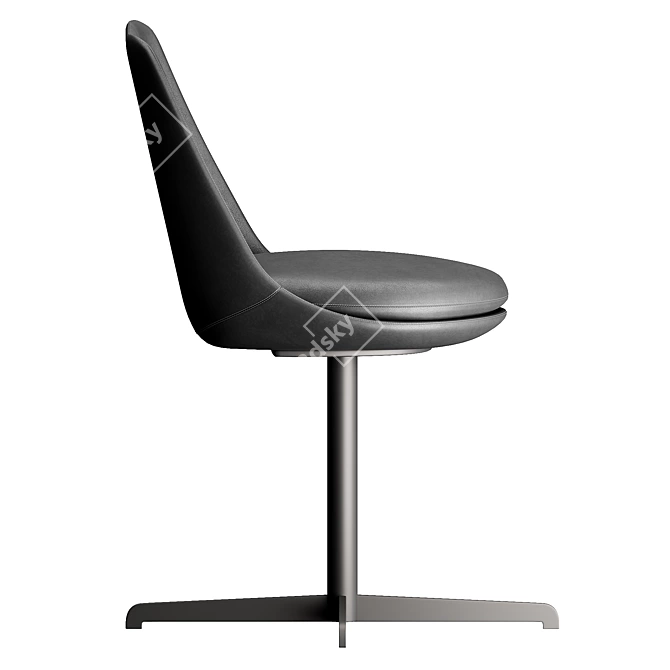 Stylish Itala Office Desk 3D model image 3
