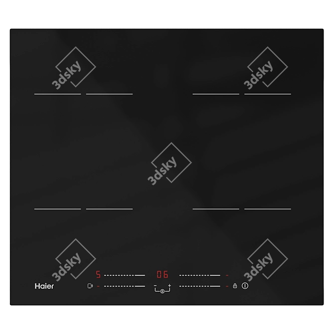 Smart Series 2 Cooktop HAISJ64MC 3D model image 1