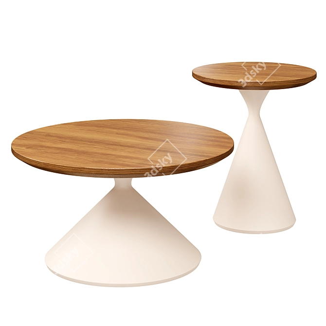 Elegant Masu Coffee Table 3D model image 1