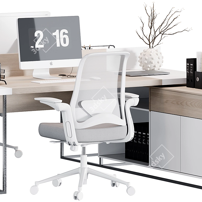 PBR Office Furniture Collection 3D 3D model image 3