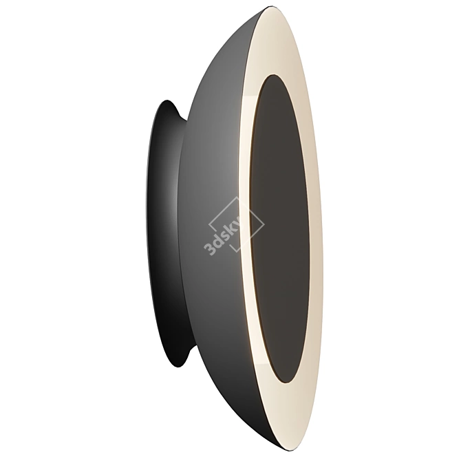 Eclipse Circular Ceiling/Wall Light 3D model image 2