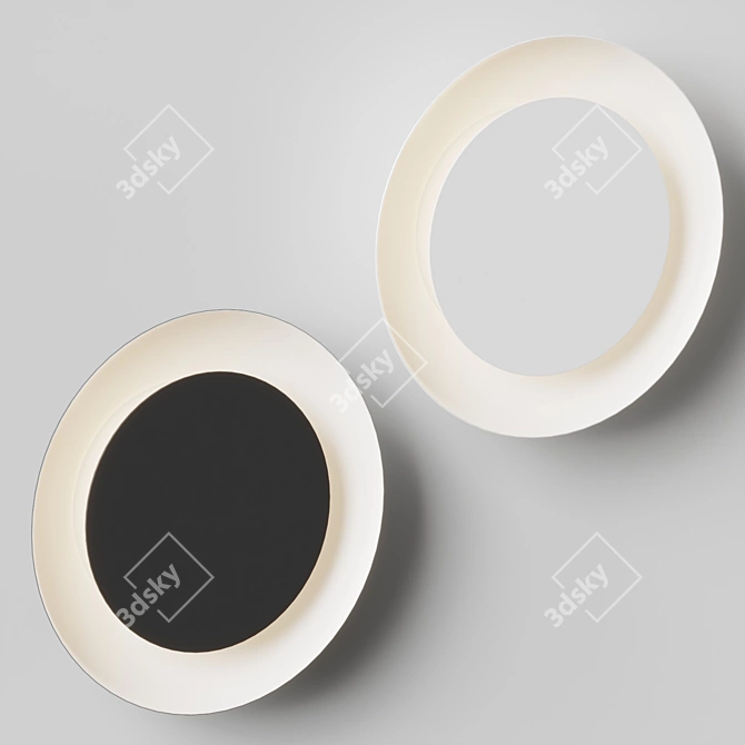 Eclipse Circular Ceiling/Wall Light 3D model image 4