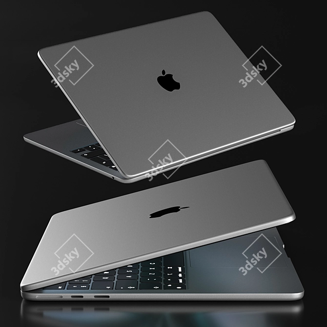 Apple MacBook Air 2022 3D Model 3D model image 3