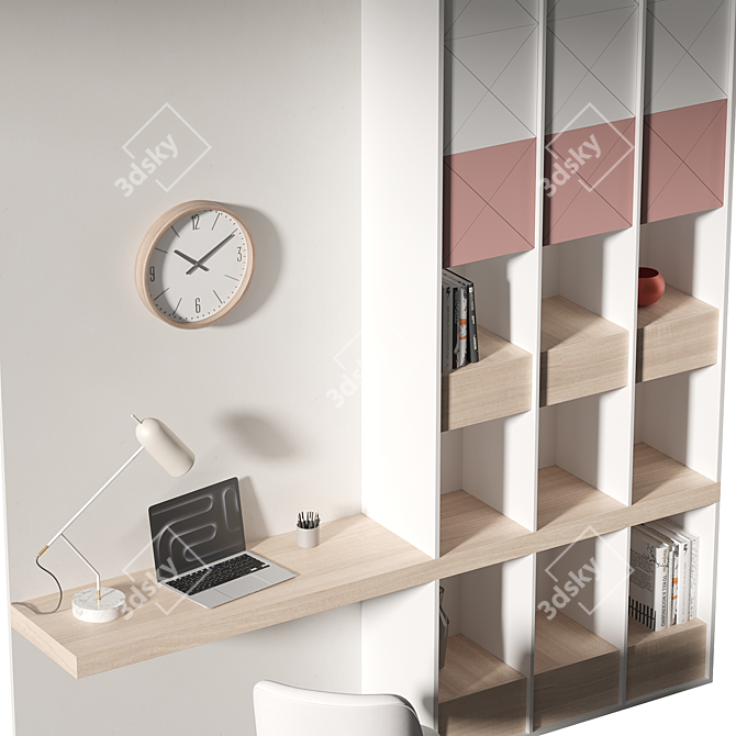 2014 Office Furniture Set 3D model image 3